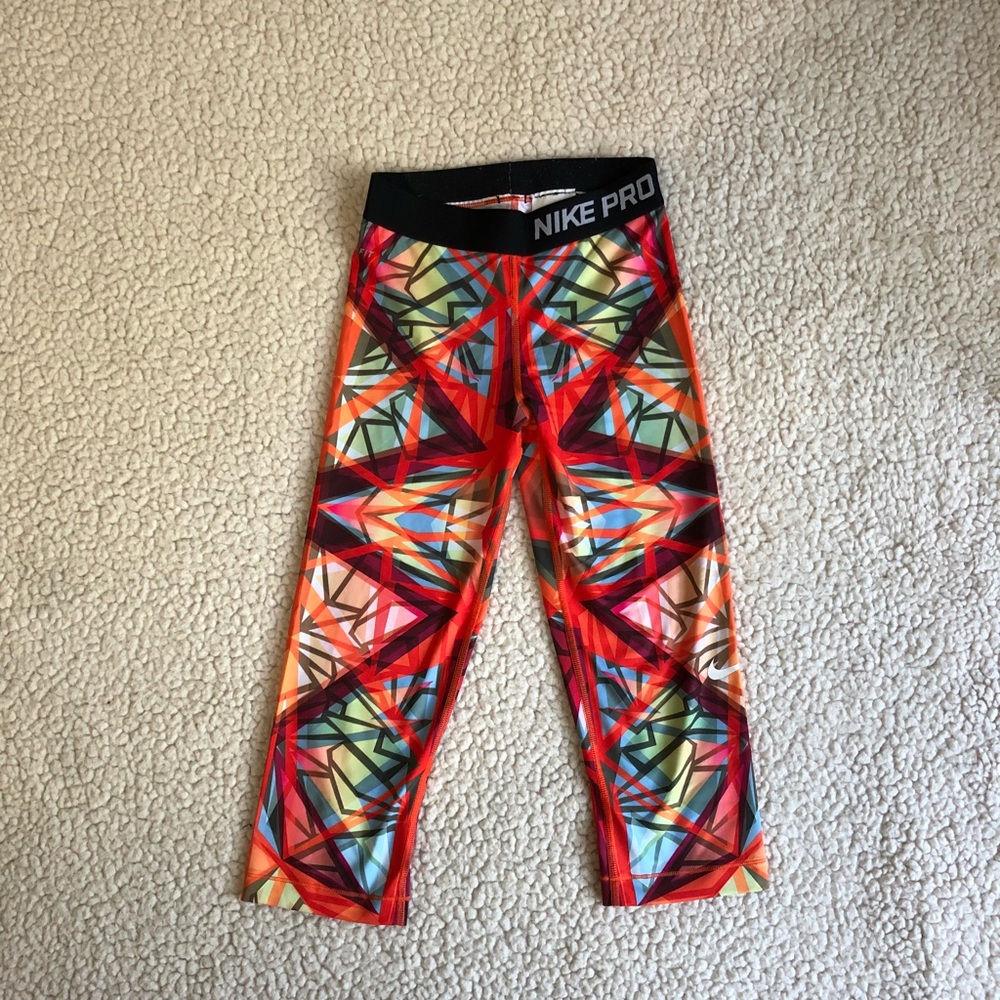 NikePro Pattern Crop Leggings, Limited Ed. Pattern